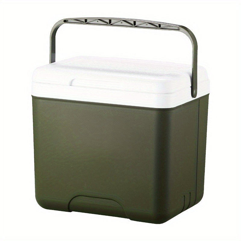 3.96gal Portable Insulated Cooler - Durable PE Material, Perfect for Outdoor Camping & Car Use, Keeps Food Fresh, Ice Bucket