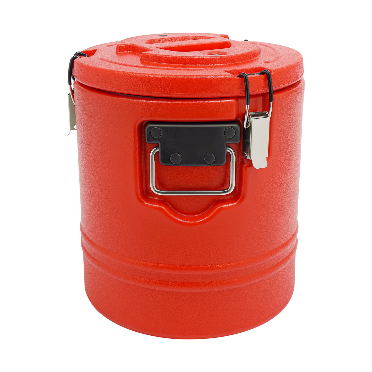 1*Insulated Soup Pan Carrier Portable Commercial Hot -Cold Hot Box Food Warmer Large Insulation Barrel Cooler Carrier 3.96gal Stainless Steel Lining with Dust Cover