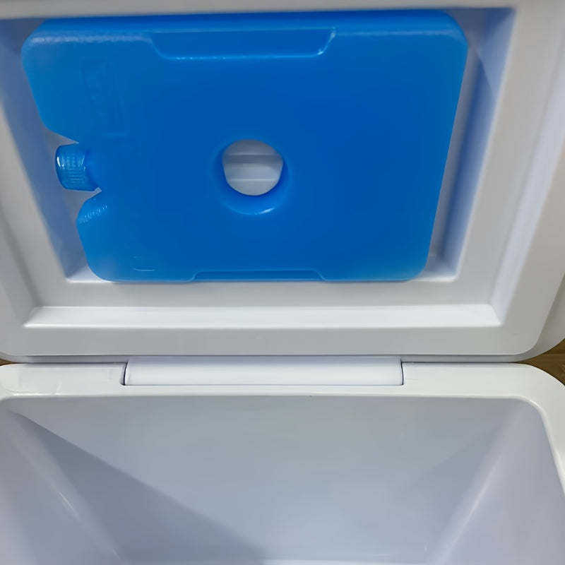 3.96gal Portable Insulated Cooler - Durable PE Material, Perfect for Outdoor Camping & Car Use, Keeps Food Fresh, Ice Bucket