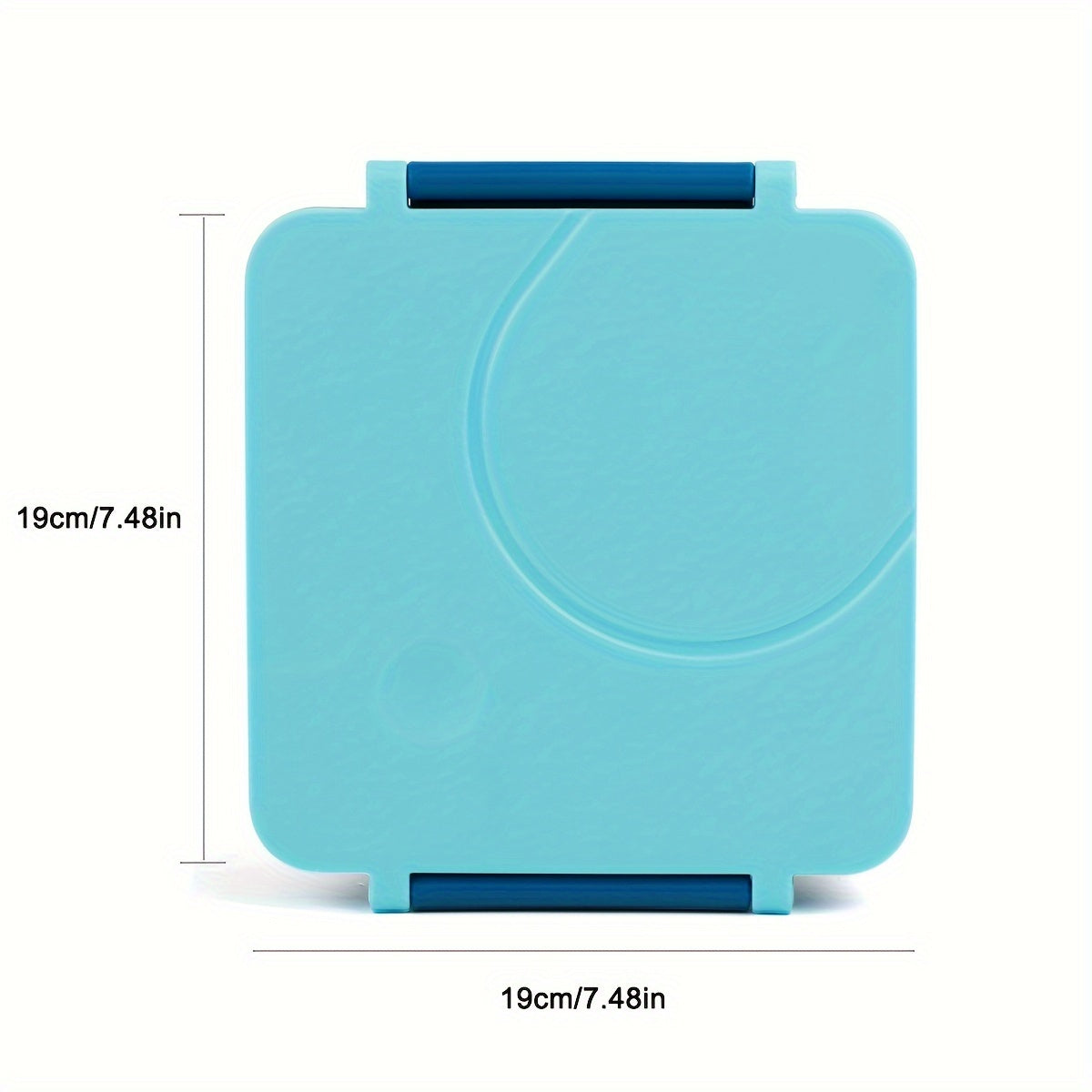 Adult Bento Box with Leak-Proof Insulated Stainless Steel Bottle - 4 Compartment, 2 Temperature Zones (Blue, Pink) - Suitable for School Lunches,Back to School