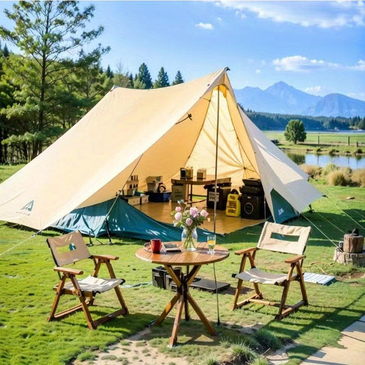 Portable Insulated Cooler Box - Durable PE Material, Upgraded Outdoor Camping & Fishing Ice Chest with Secure Lid, Ideal for Car Travel & Home Use, Yellow with White Accents, Camping Essentials|Sleek Camping Gear|Durable PE Materia